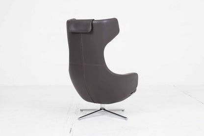 Fauteuil et ottoman Vitra Grand Repos par Antonio Citterio