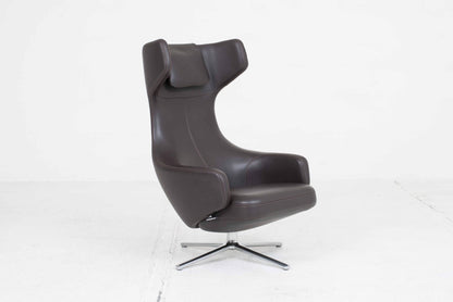 Fauteuil et ottoman Vitra Grand Repos par Antonio Citterio