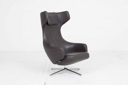 Fauteuil et ottoman Vitra Grand Repos par Antonio Citterio