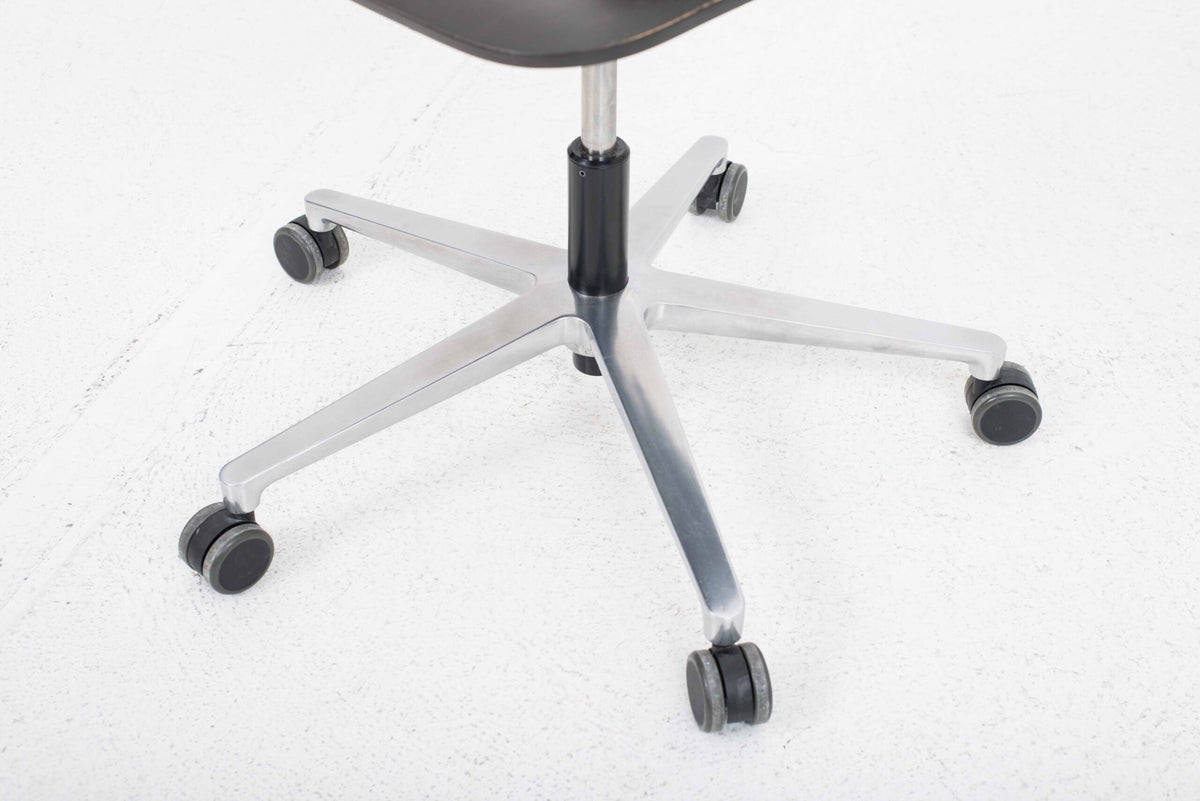 Vintage Bürostuhl "HAL Ply Studio" von Jasper Morrison für Vitra, dunkle Eiche