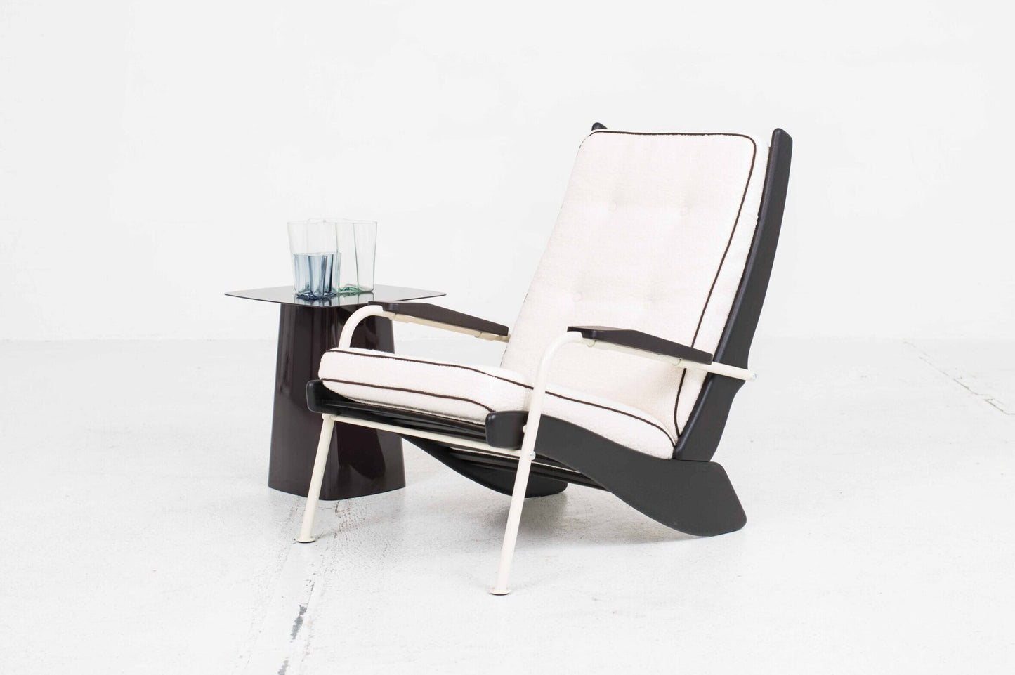 Fauteuil vintage Fauteuil Kangourou par Jean Prouvé pour Vitra