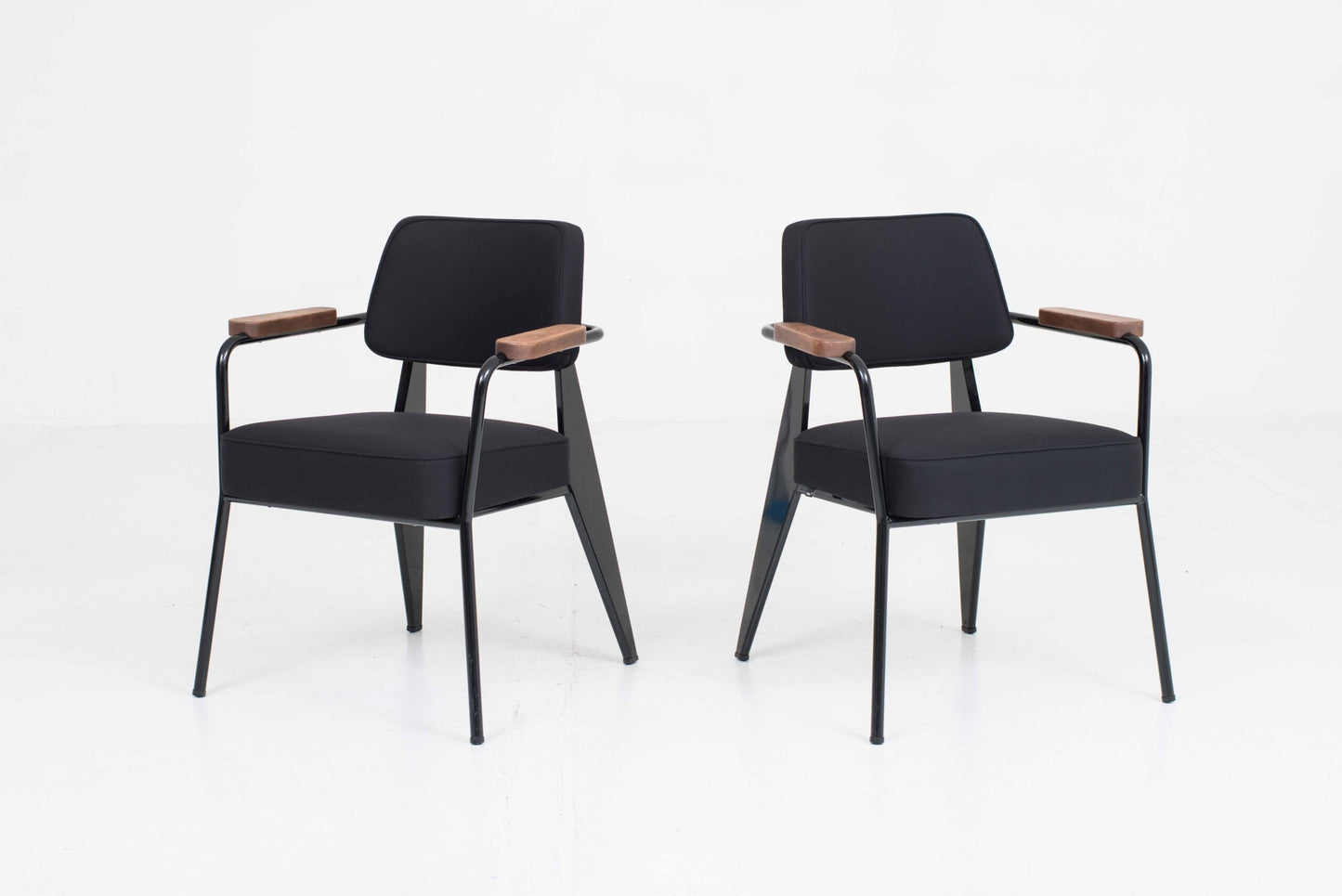 Vintage Stuhl Fauteuil Direction von Jean Prouvé für Vitra