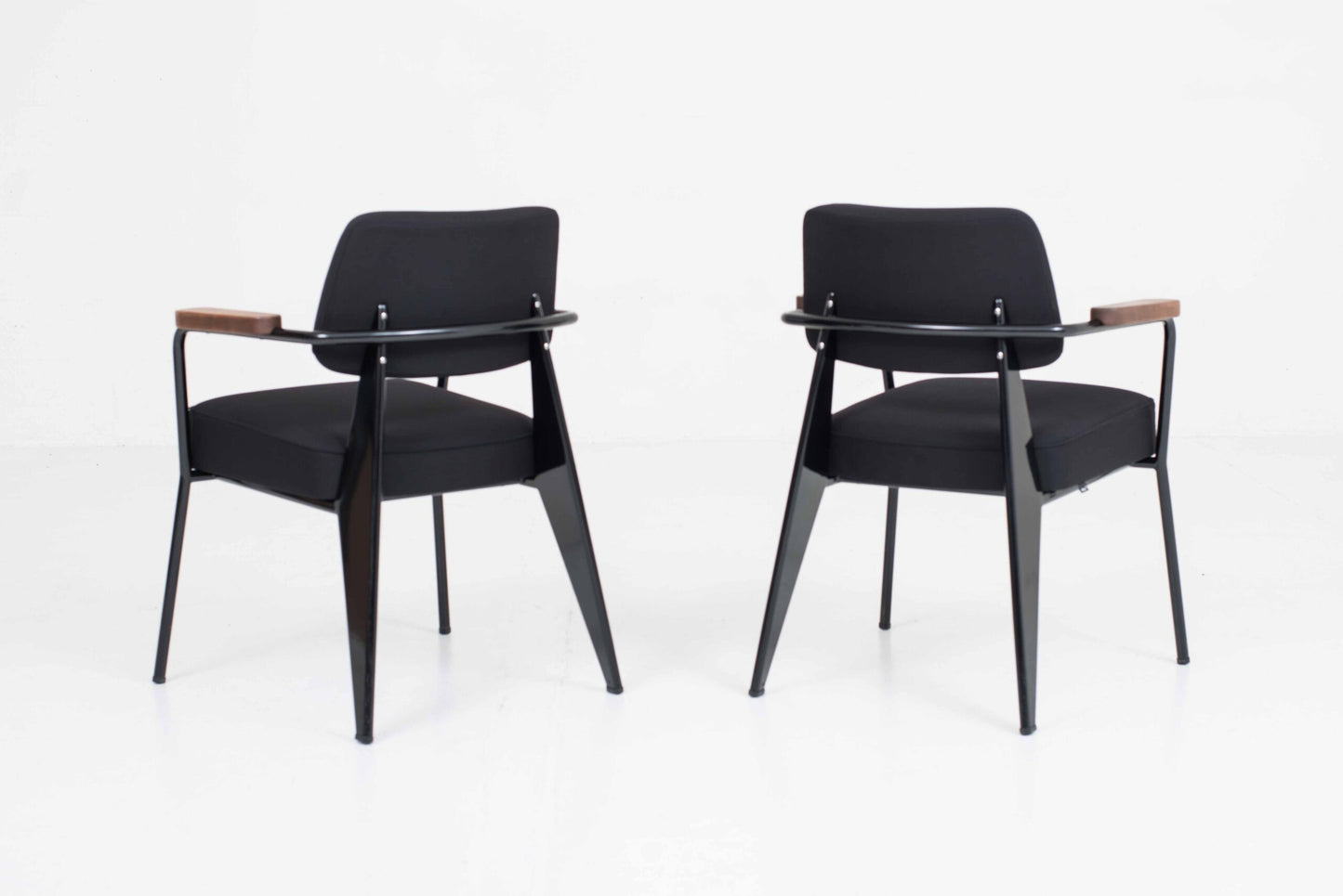 Vintage Stuhl Fauteuil Direction von Jean Prouvé für Vitra