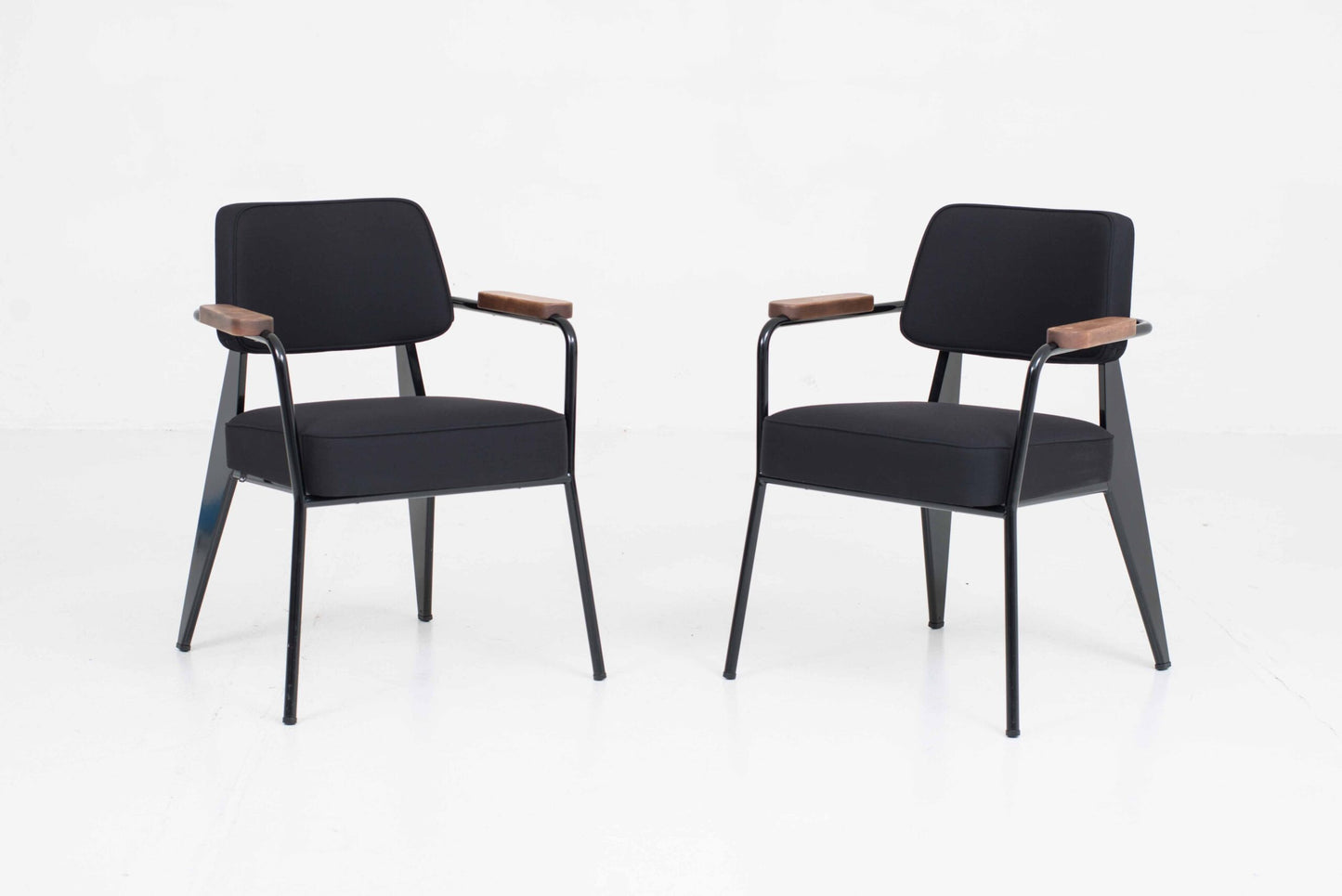 Vintage Stuhl Fauteuil Direction von Jean Prouvé für Vitra