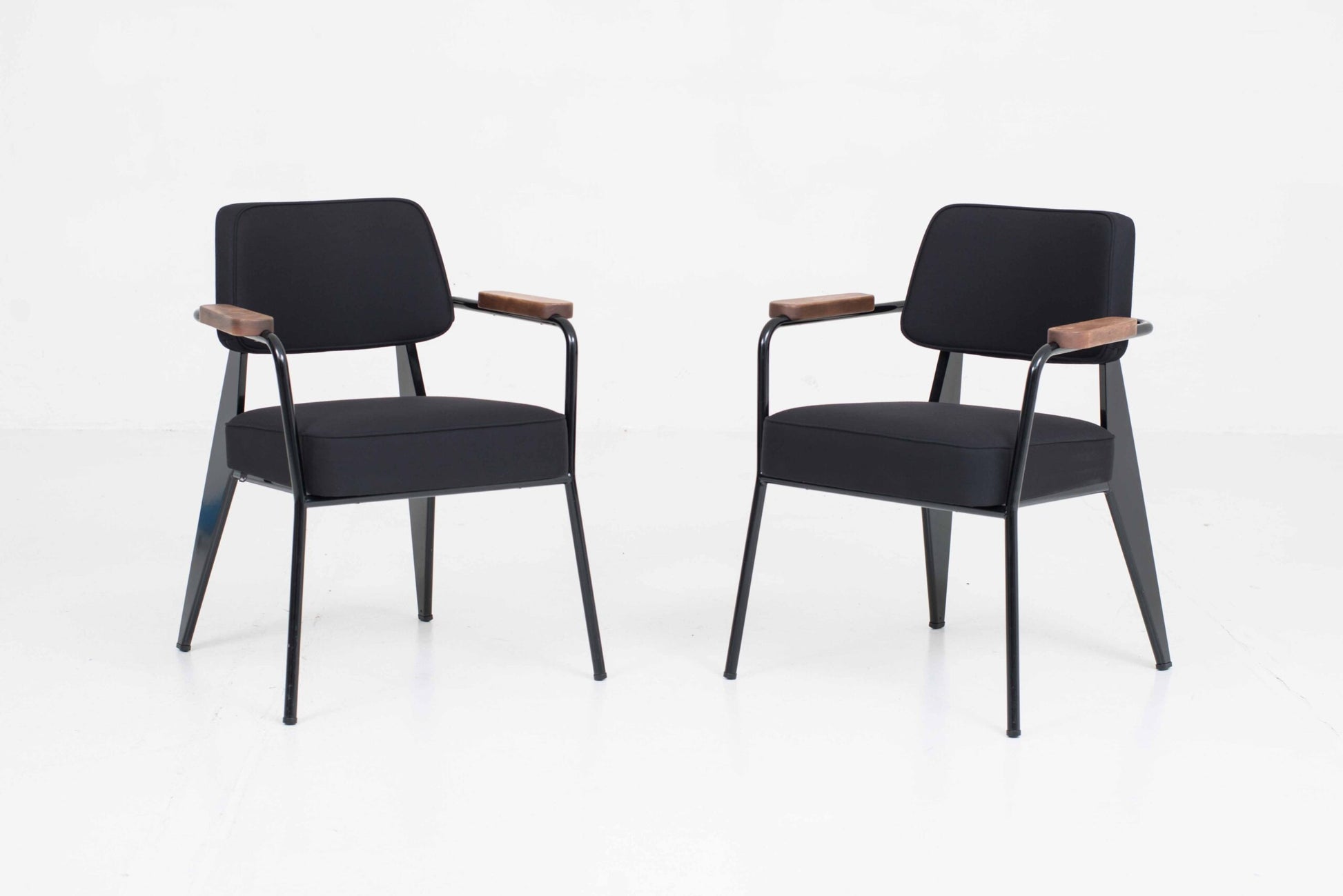 Vintage Stuhl Fauteuil Direction von Jean Prouvé für Vitra