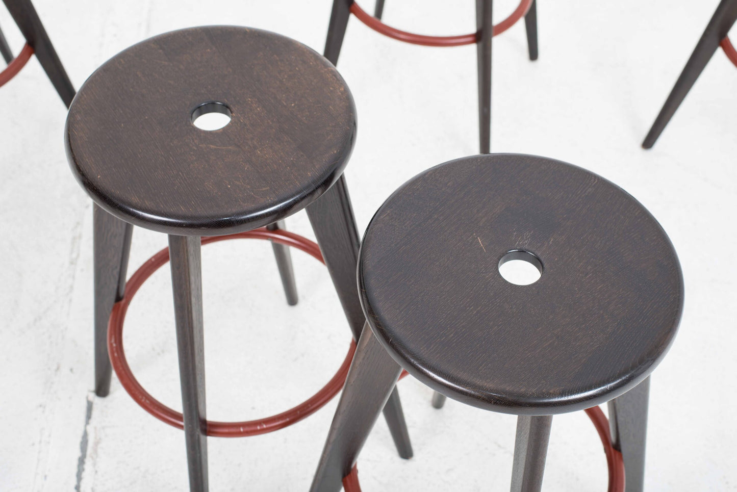 Vintage Tabouret Haut bar stool by Jean Prouvé for Vitra