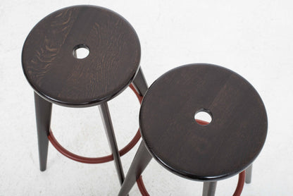 Vintage Tabouret Haut bar stool by Jean Prouvé for Vitra