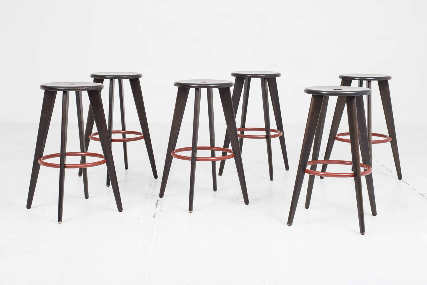 Vintage Tabouret Haut bar stool by Jean Prouvé for Vitra