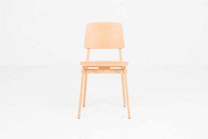 Vintage Stuhl Tout Bois von Jean Prouvé für Vitra in Eiche natur