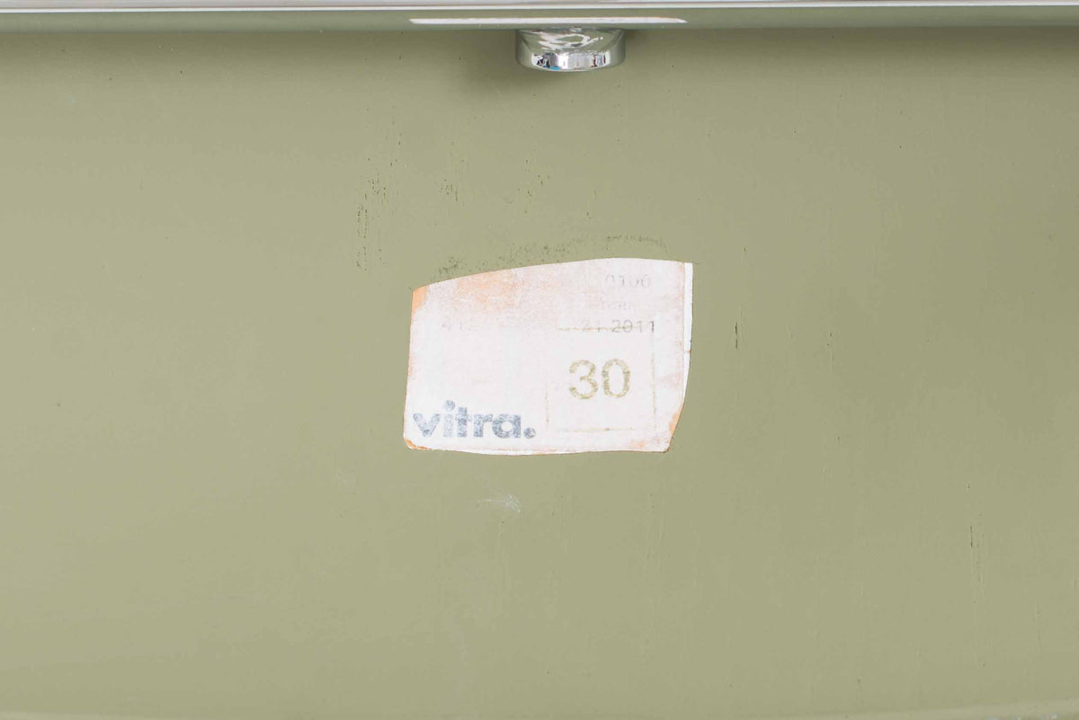 Vintage Loungesessel LCM von Charles und Ray Eames für Vitra, Schilfgrün