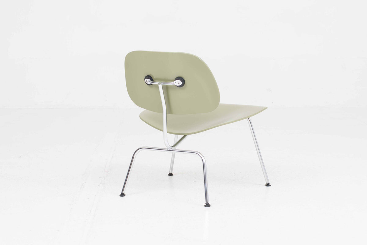 Vintage Loungesessel LCM von Charles und Ray Eames für Vitra, Schilfgrün