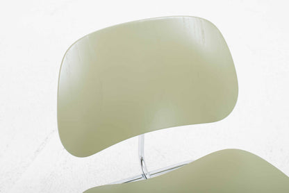 Vintage Loungesessel LCM von Charles und Ray Eames für Vitra, Schilfgrün