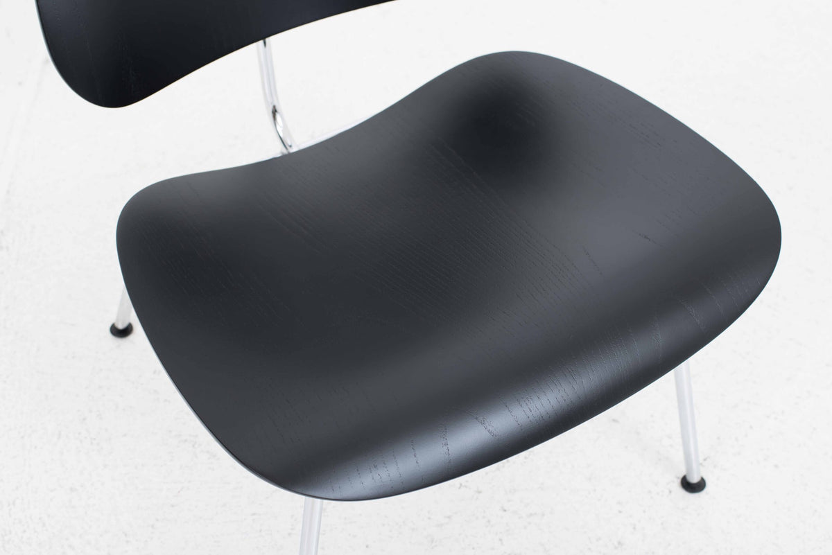 Vintage Sessel LCM von Charles und Ray Eames für Vitra in Schwarz