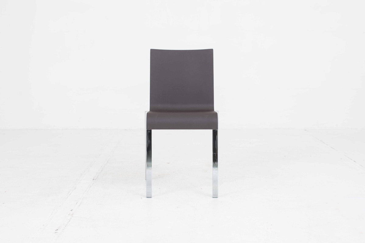 Stuhl Vitra .03 von Maarten Van Severen in Dunkelbraun