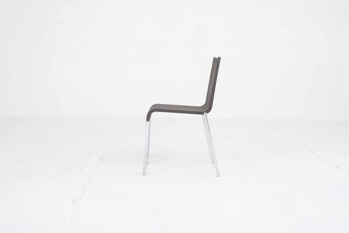 Stuhl Vitra .03 von Maarten Van Severen in Dunkelbraun