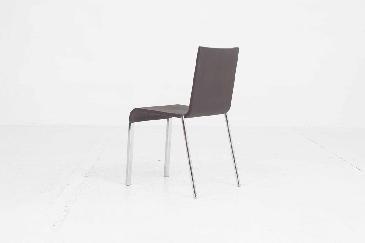 Stuhl Vitra .03 von Maarten Van Severen in Dunkelbraun