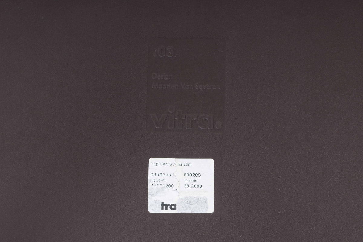 Stuhl Vitra .03 von Maarten Van Severen in Dunkelbraun