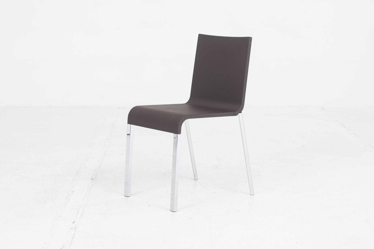Stuhl Vitra .03 von Maarten Van Severen in Dunkelbraun