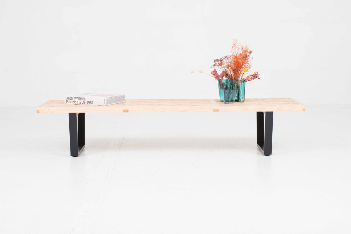 Vintage Sitzbank Nelson Bench von George Nelson für Vitra