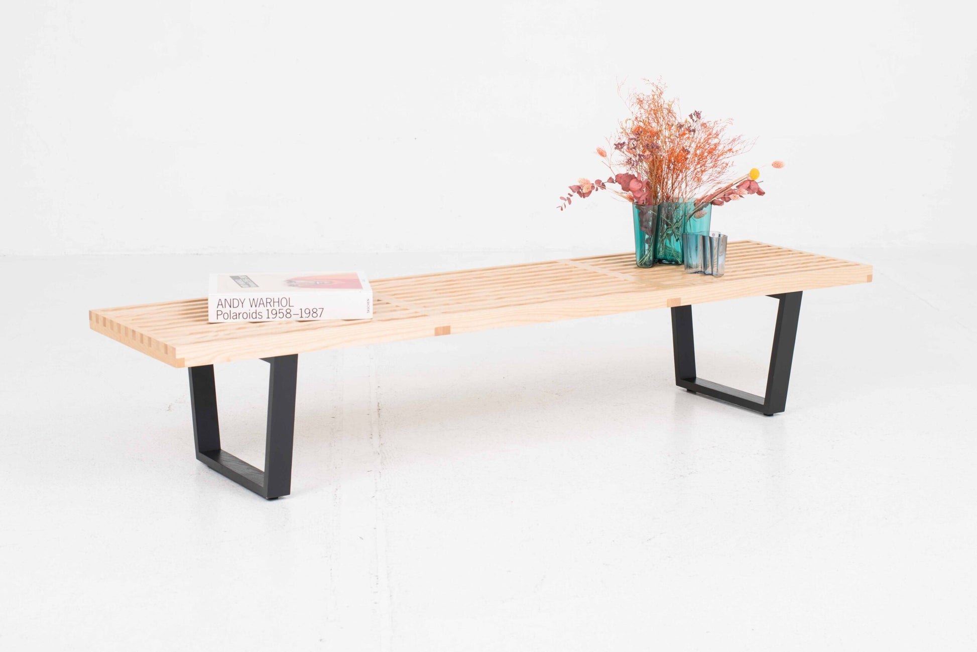 Vintage Sitzbank Nelson Bench von George Nelson für Vitra