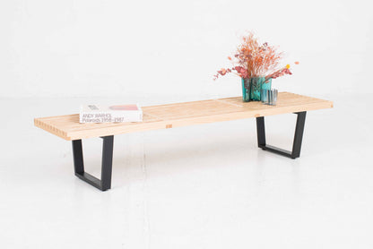 Vintage Sitzbank Nelson Bench von George Nelson für Vitra