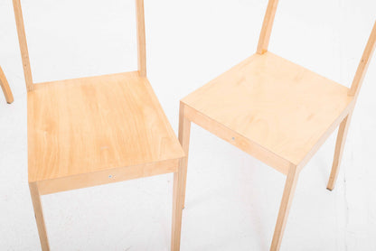 Set von 4 Vintage Stuhl Plywood von Jasper Morrison für Vitra
