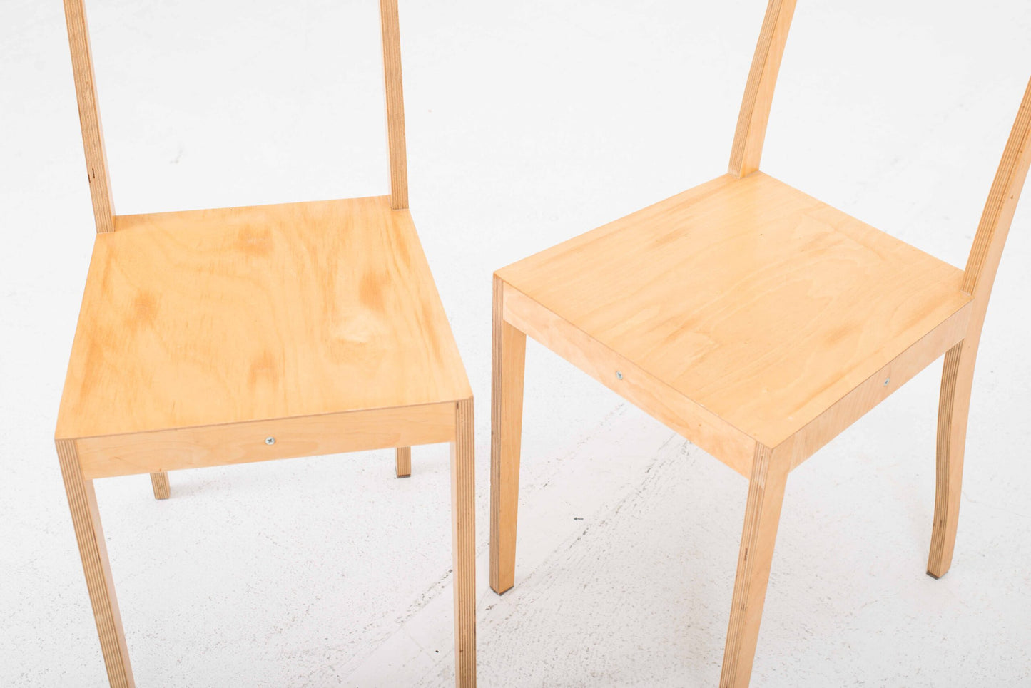 Set von 4 Vintage Stuhl Plywood von Jasper Morrison für Vitra