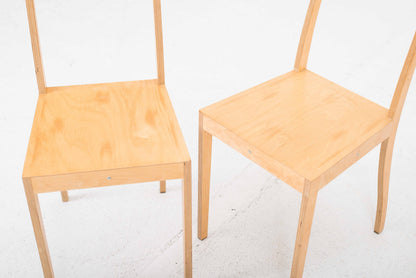 Set von 4 Vintage Stuhl Plywood von Jasper Morrison für Vitra