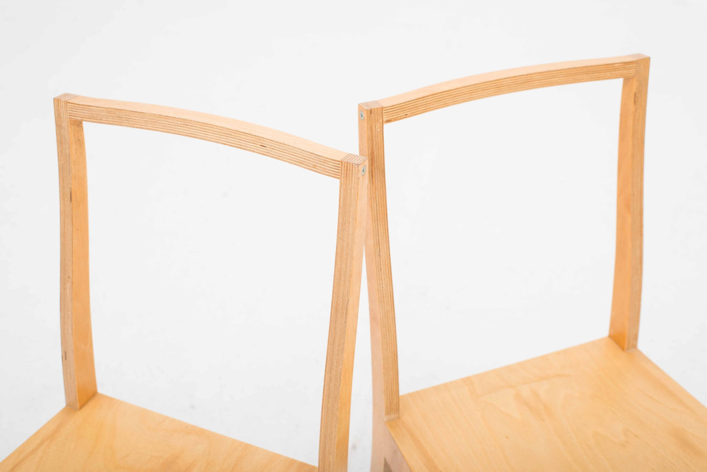 Set von 4 Vintage Stuhl Plywood von Jasper Morrison für Vitra