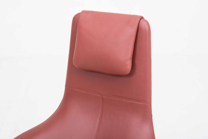 Vintage Sessel Repos von Antonio Citterio für Vitra, drehbar, Leder Premium F Brandy