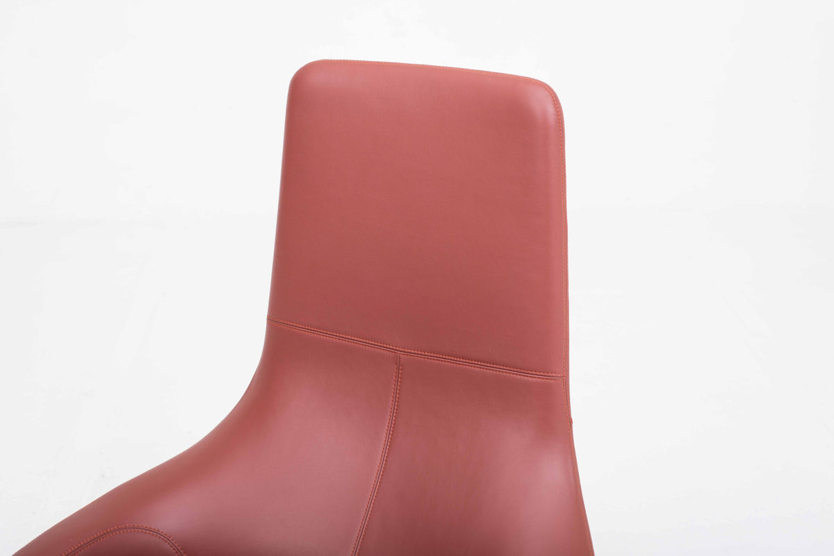 Vintage Sessel Repos von Antonio Citterio für Vitra, drehbar, Leder Premium F Brandy