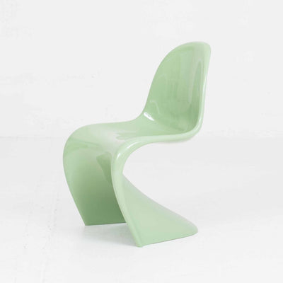 Vintage Stuhl Panton Classic von Verner Panton für Vitra Blassgrün