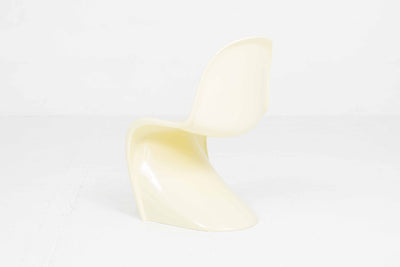 Vintage Stuhl Panton Classic von Verner Panton für Vitra Buttergelb