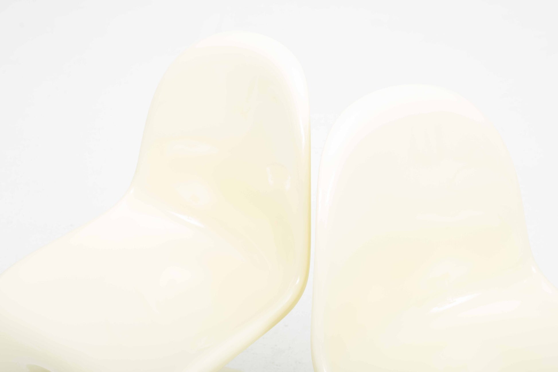 Vintage Stuhl Panton Classic von Verner Panton für Vitra Buttergelb
