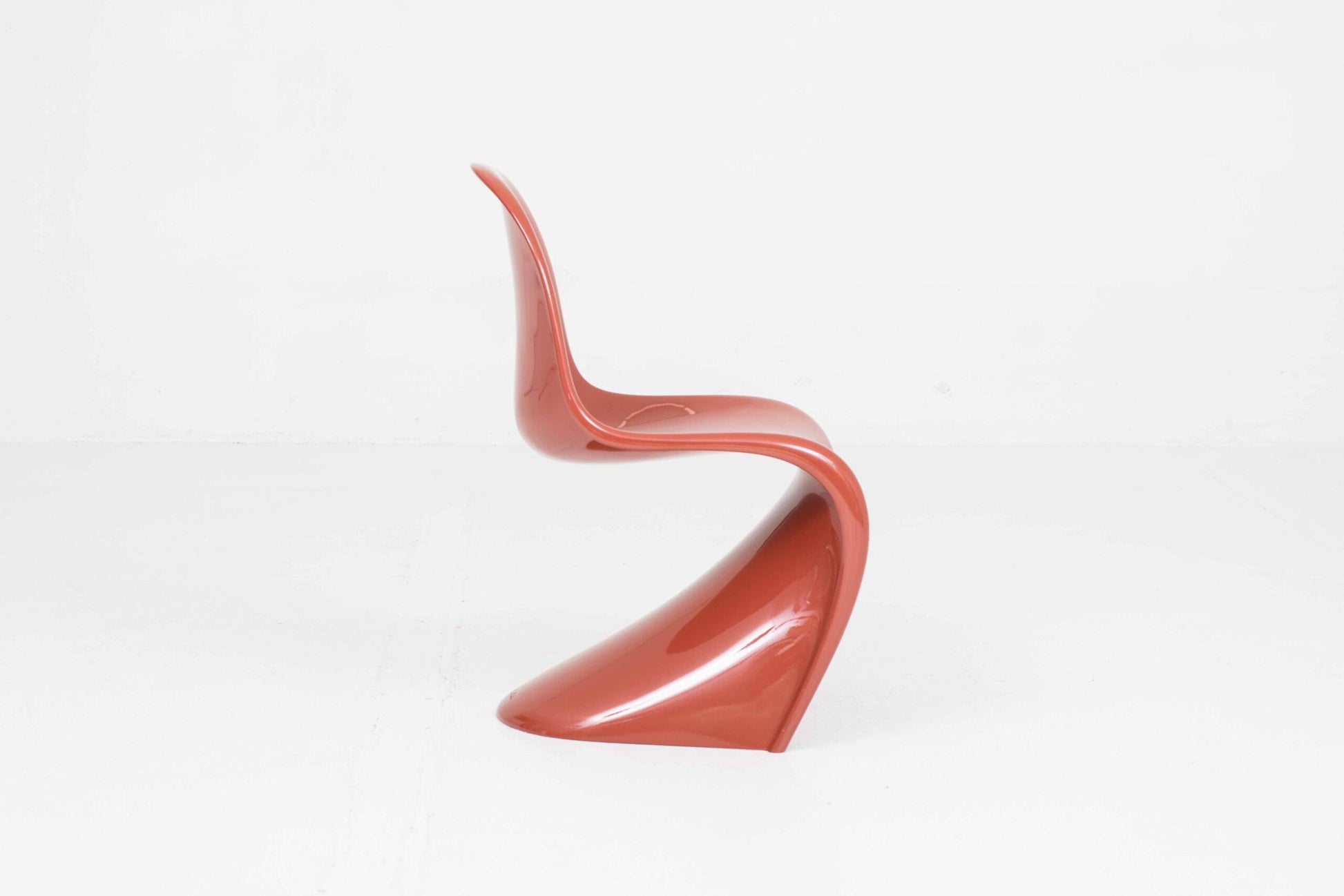 Vintage Stuhl Panton Classic von Verner Panton für Vitra Perlkupfer