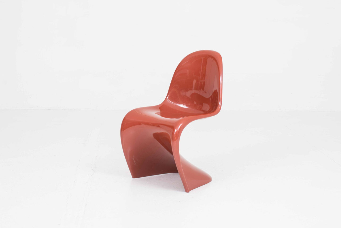 Vintage Stuhl Panton Classic von Verner Panton für Vitra Perlkupfer