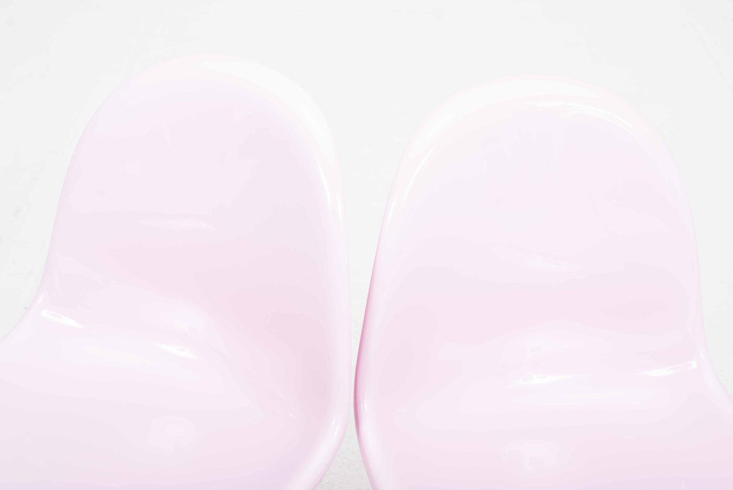 Vintage Stuhl Panton Classic von Verner Panton für Vitra rosa refurbished