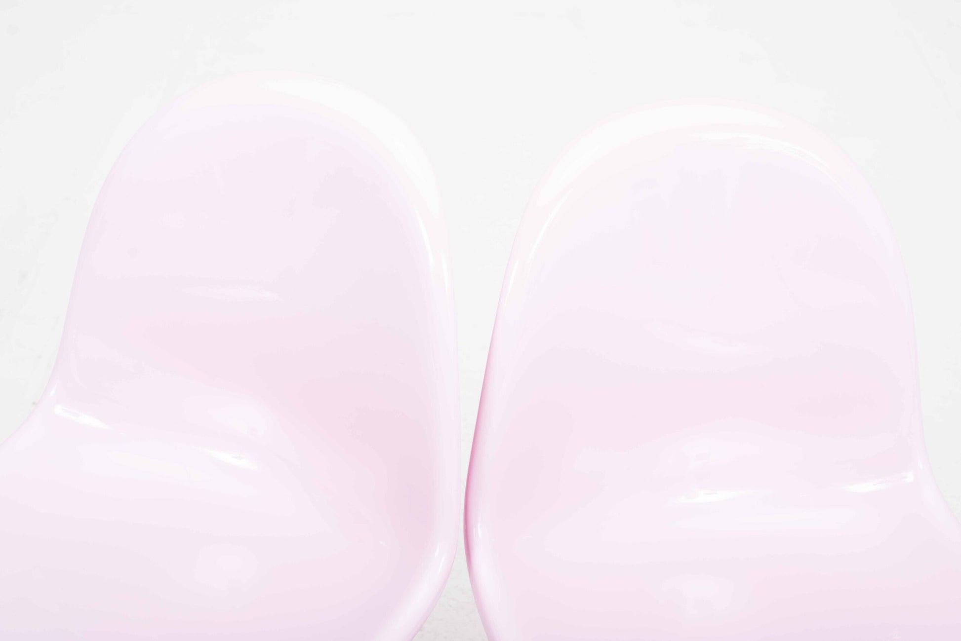 Vintage Stuhl Panton Classic von Verner Panton für Vitra rosa refurbished