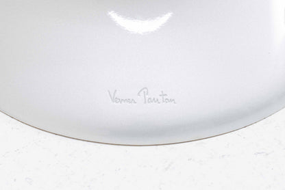 Vintage Stuhl Panton Classic von Verner Panton für Vitra Weissaluminium