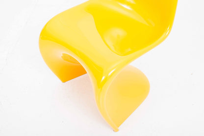 Vintage Stuhl Panton Classic von Verner Panton für Vitra in Sonnengelb