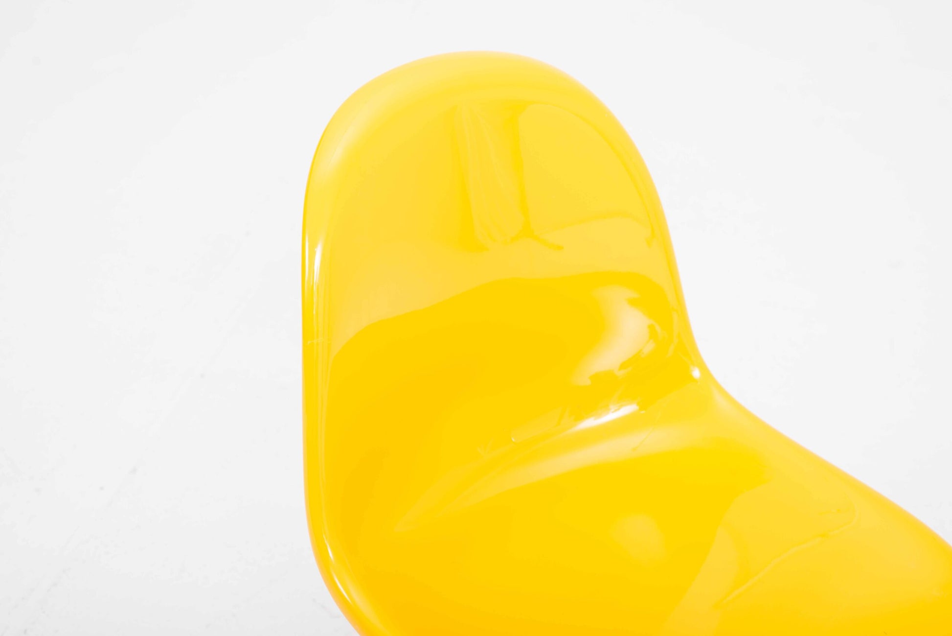 Vintage Stuhl Panton Classic von Verner Panton für Vitra in Sonnengelb