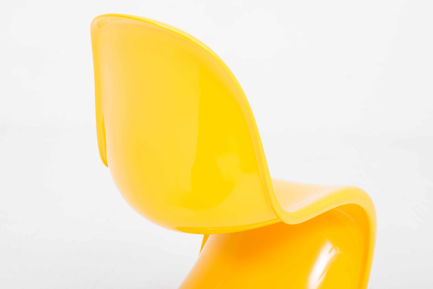 Vintage Stuhl Panton Classic von Verner Panton für Vitra in Sonnengelb