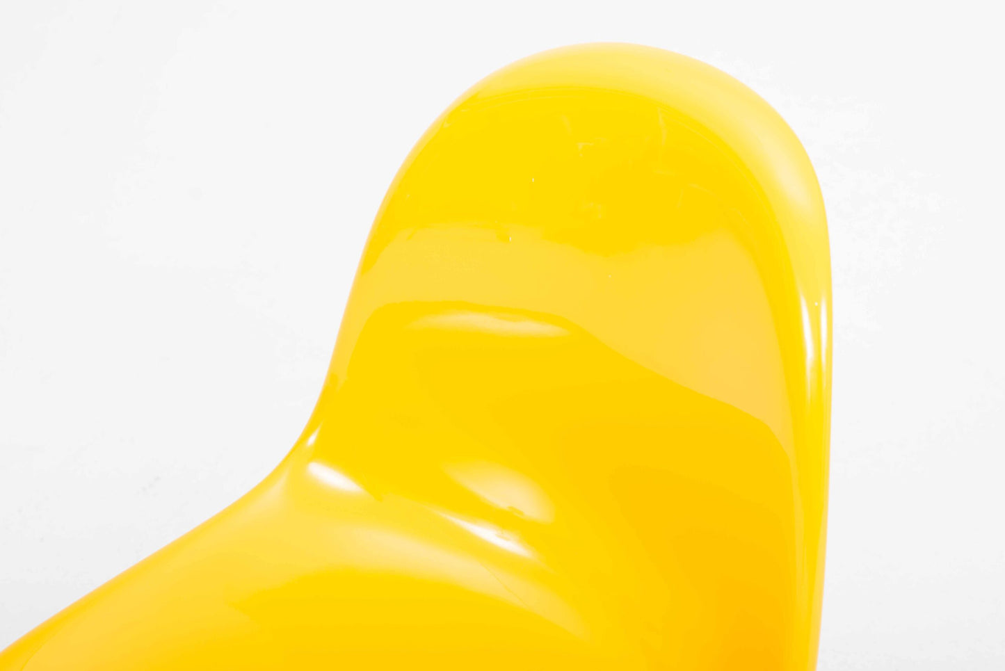 Vintage Stuhl Panton Classic von Verner Panton für Vitra in Sonnengelb