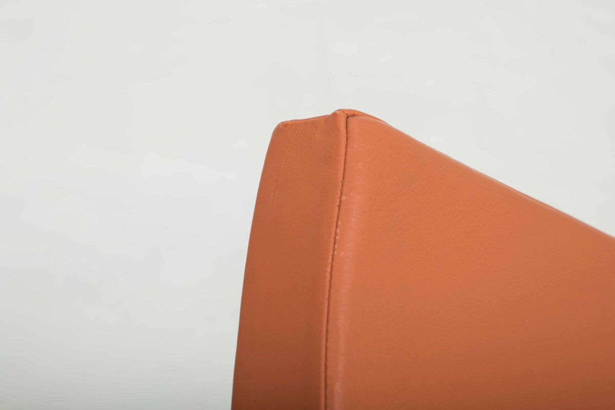 Coconut Armchair by George Nelson for Vitra cognac-colored leather