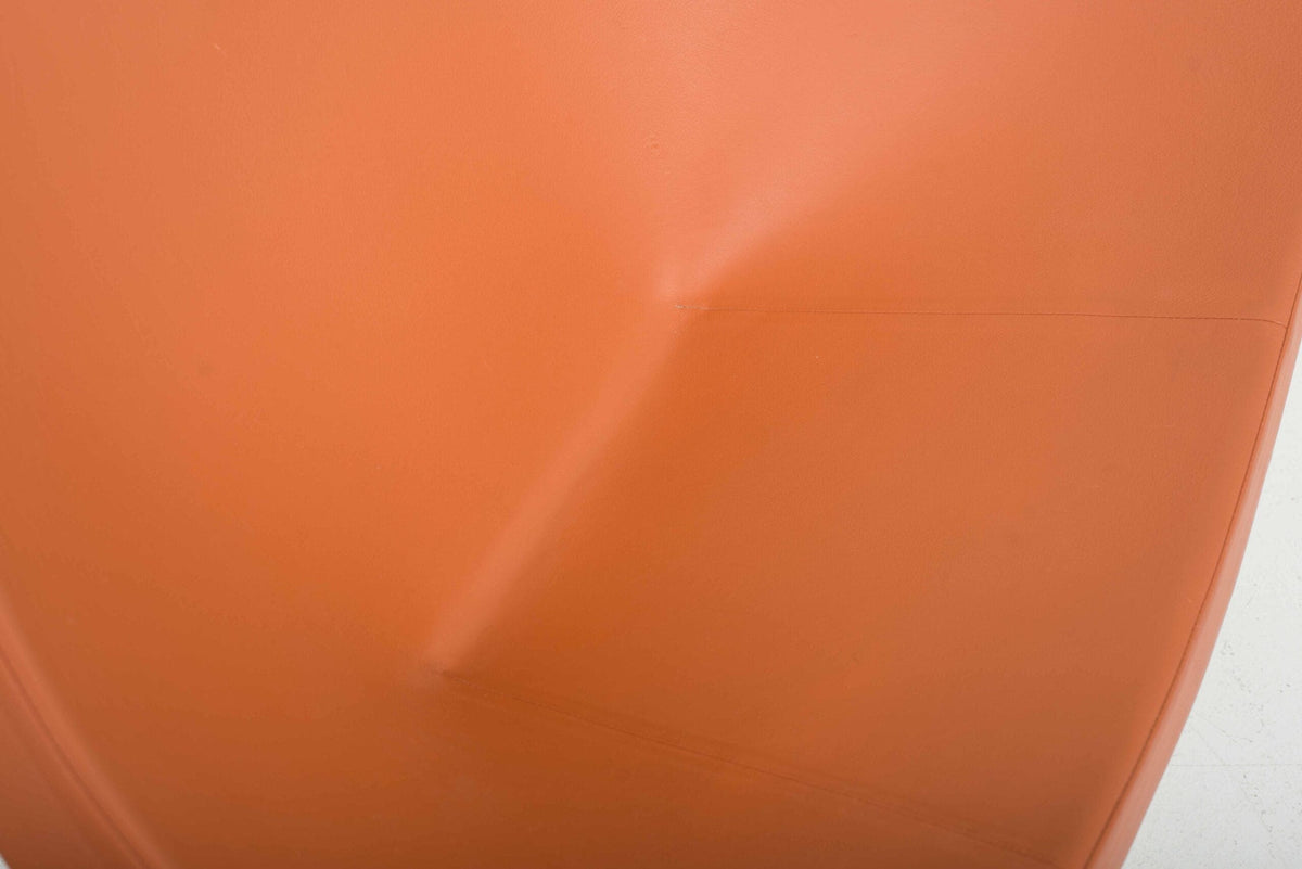 Coconut Armchair by George Nelson for Vitra cognac-colored leather