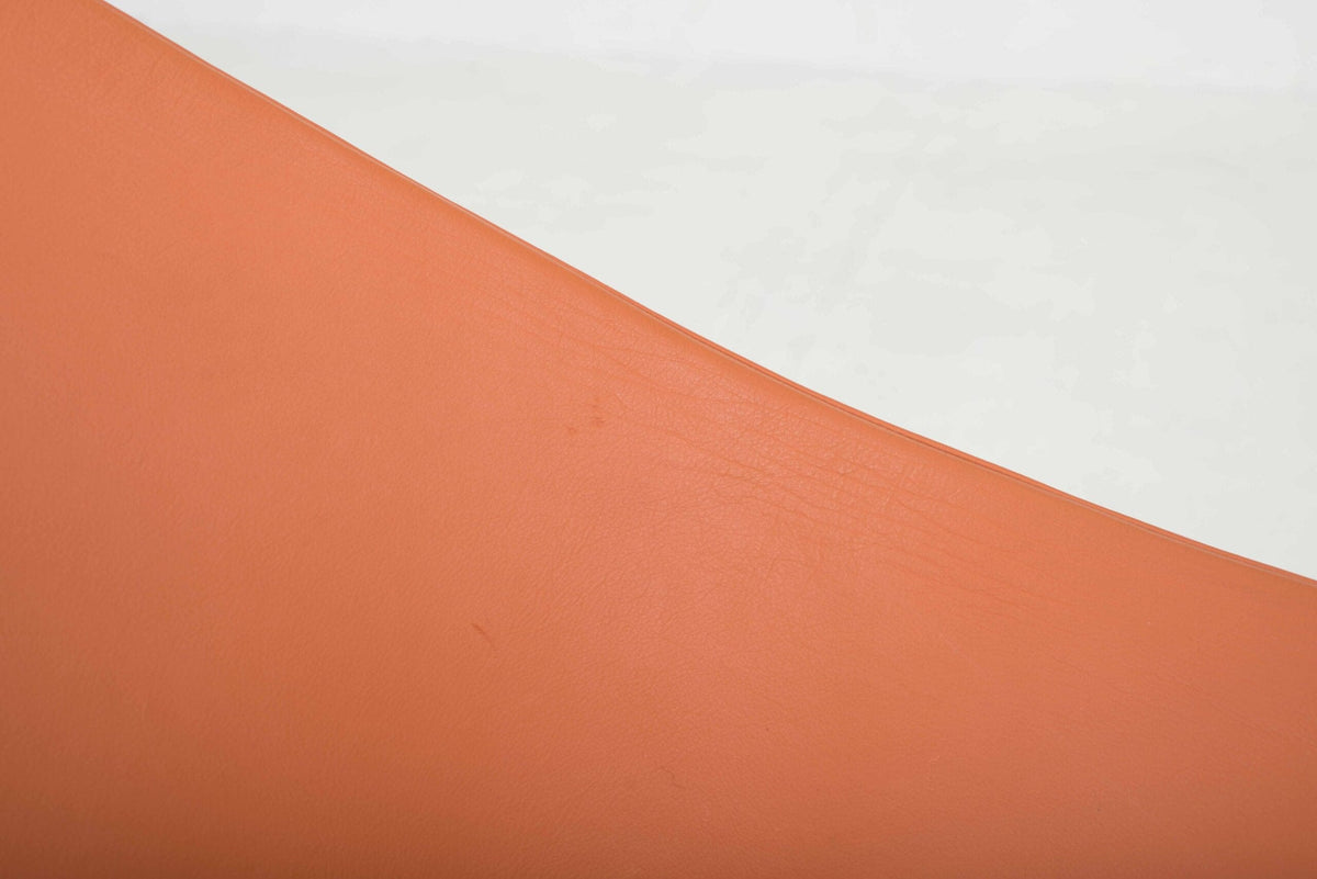 Coconut Armchair by George Nelson for Vitra cognac-colored leather