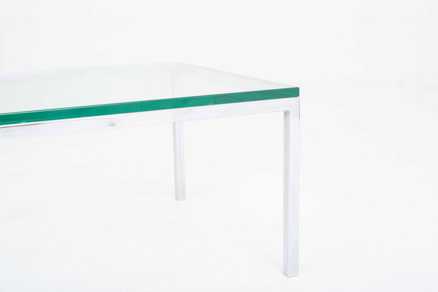 Vintage coffee table glass from Wohnbedarf 1960s