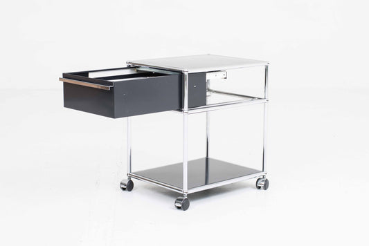 Vintage Rollcontainer von Paul Schärer und Fritz Haller für USM Haller