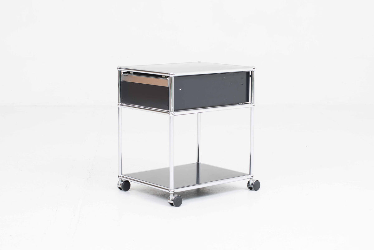 Vintage Rollcontainer von Paul Schärer und Fritz Haller für USM Haller
