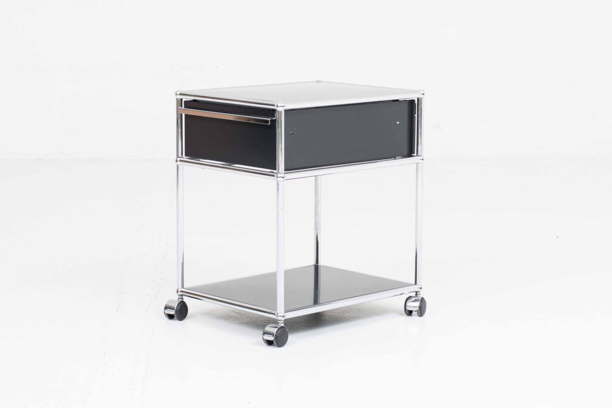 Vintage Rollcontainer von Paul Schärer und Fritz Haller für USM Haller